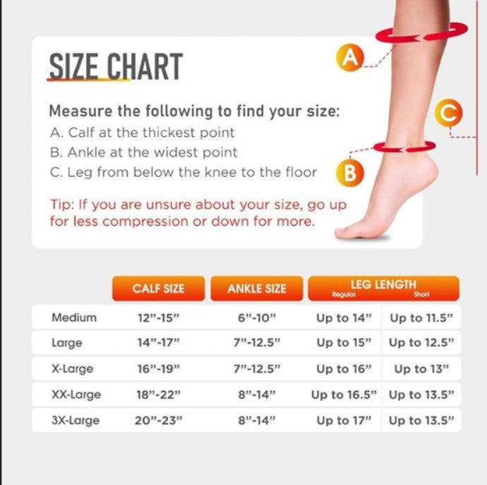 Open Toe Zippered Compression Support Socks